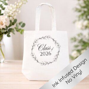 Class of 2026 Graduation Tote Bag, Senior Gift, Graduation Party Bag